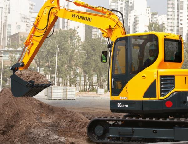 R80CR-9A Midi Excavator